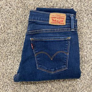 Levi's 710 Super Skinny Dark Wash Jeans W28 L32